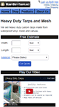 Mobile Screenshot of heavydutytarps.net